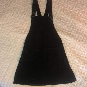 Overall Suede Dress